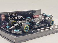 Minichamps 1:43 Mercedes W12 Lewis Hamilton Winner Qatar Gp 2021 - 410212144