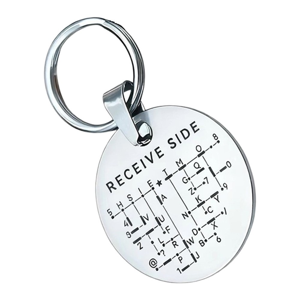 Keychain For Morse Code Practice Coin for Amateur Radio Skill