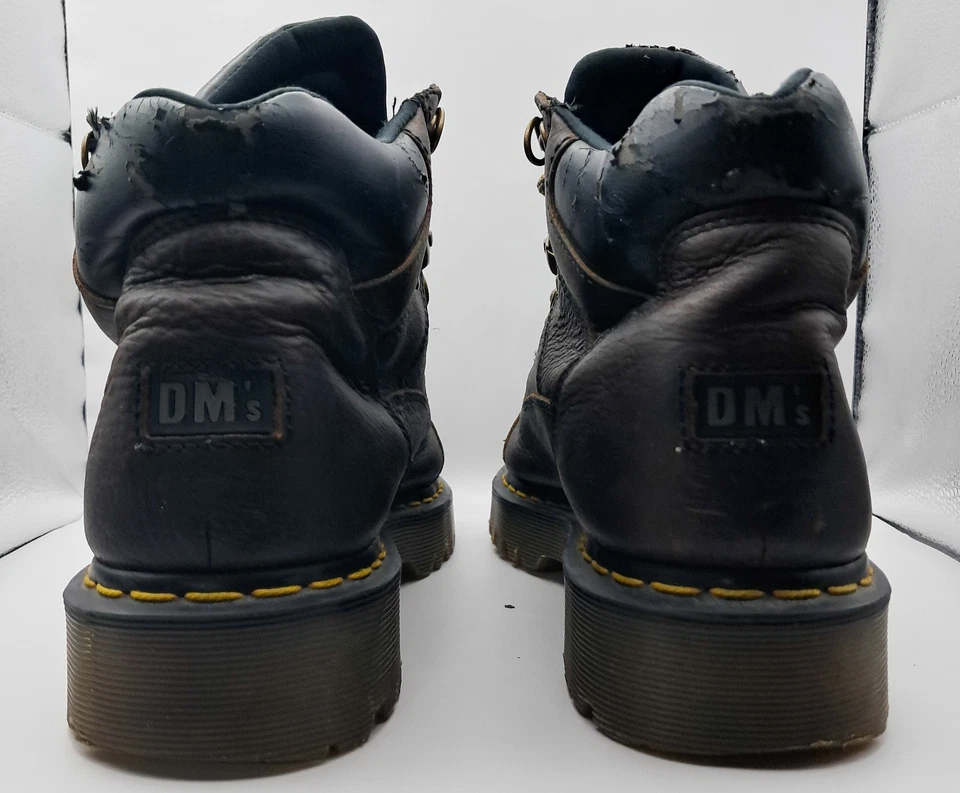 Tamanho 9M | 10,5W - Dr. Botas masculinas robustas de couro para caminhada de combate Martens 11302 - Imagem 4 de 4