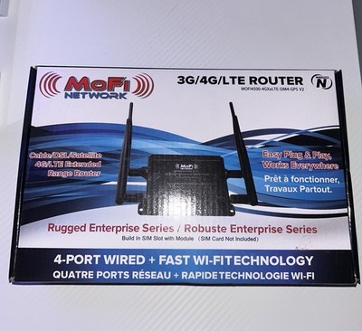 MoFi Networks MOFI4500-4GXELTE SIM4 V3 4G LTE Cat6 Enterprise Wi-Fi Router