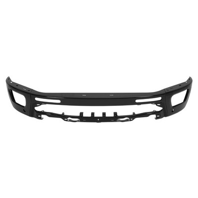 ALMULOO Front Bumper Face Bar Compatible with 2019-2024 Ford Steel Black 3Pcs