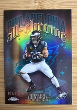 2025-2026 Saquon Barkley Topps Chrome All Chrome Refractor NFL Football /199