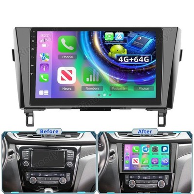Qualcomm Für Nissan X-Trail T32 Qashqai II 2013-20 Android 15 Autoradio GPS Navi