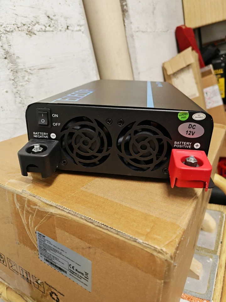 inverter Edecoa sincore2 201 D Pro 12v 220v onda pura - Imagen 3 de 4