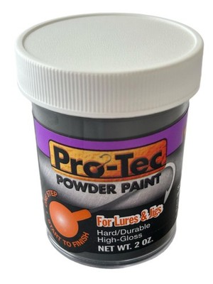 Pro-Tec Powder Paint for fishing 2 Ounce (Pack of 1), Matte Black 2oz 