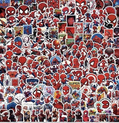 10 Spider-Man Stickers Waterproof Vinyl Decals Marvel (Approx. 2-inch Size)