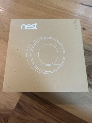 Nest 2nd Generation Learning Silver Programmable Thermostat - CIB w/ tools & HW