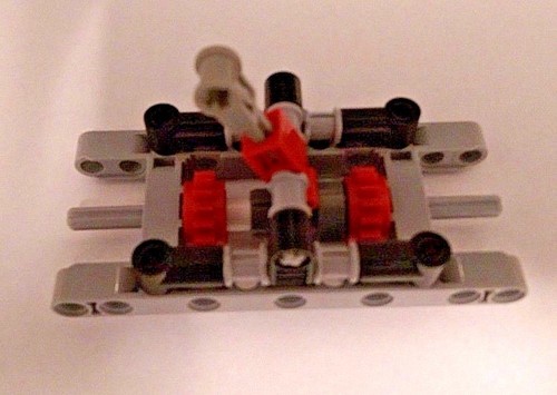 LEGO Technic GERAHMT (lang) Kupplungsbaugruppe (Antriebsringe und Getriebe) - Neue Teile - Bild 4 von 12