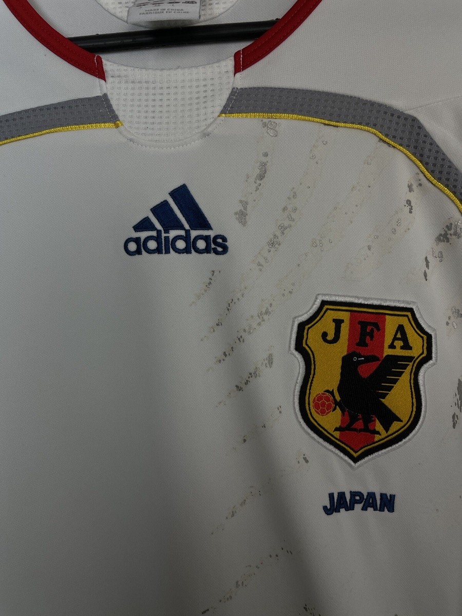 2008 adidas アディダス　日本代表ユニフォーム　アウェイ　遠藤　L JAPAN NATIONAL TEAM 2006/2008 AWAY FOOTBALL SHIRT ADIDAS