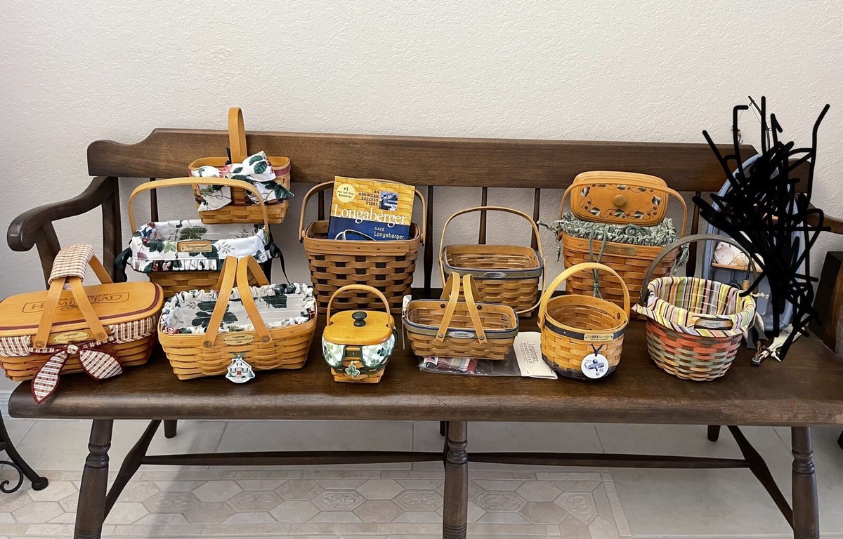 Longaberger☆ロンガバーガーバスケット☆一式セット Lot of 11 Longaberger Baskets Combos New Unused & Rare | eBay