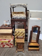 4 pc Lot of Miniature items for crafts and Dollhouse  1:12  