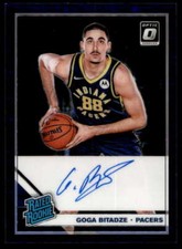 Goga Bitadze 2019-20 Donruss Optic Rated Rookies Signatures Purple Stars #166 