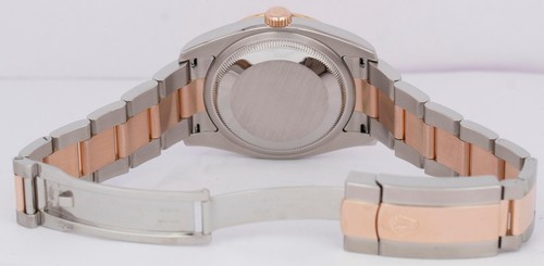 PAPERS Rolex DateJust 116261 Turn-O-Graph 36mm Two-Tone 18K Rose Gold Watch BOX - Picture 9 of 9
