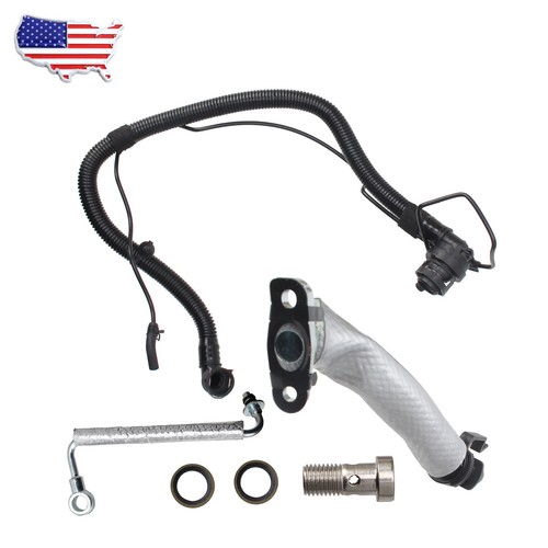 New Oil Return Pipe & Oil Feed Line & TURBO PCV For Chevy Cruze Sonic
