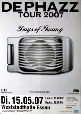 DE PHAZZ - 2010 - In Concert - LaLa 2.0 Tour - Poster - Essen