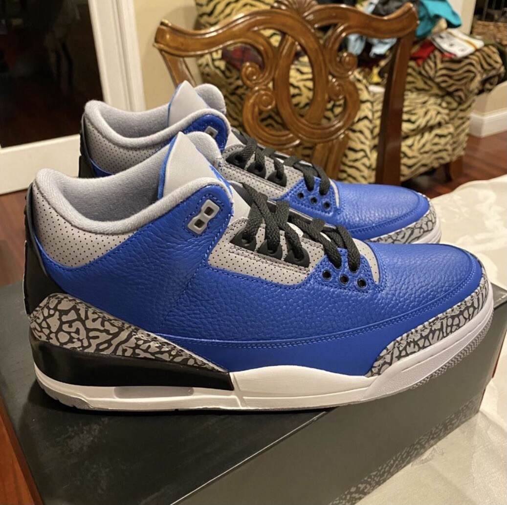 Jordan 3 Retro Varsity Royal 2020 