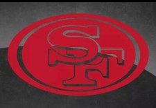 11. W x 6.4" H San Francisco 49ers Vinyl Decal Windows Cars Trucks Laptops