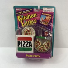 Tyco Kitchen Littles Pizza Party 1995 Vintage Unopened Package