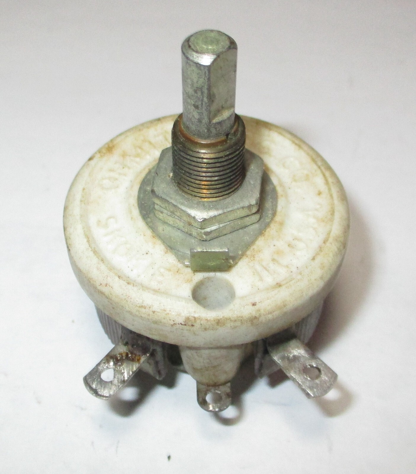 1 Vintage Ohmite 50 Ohm Wire Wound Rheostat Potentiometer Used eBay