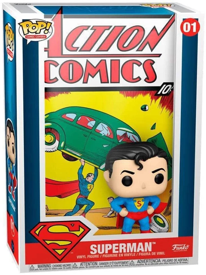 Superman Action Comics DC POP! Comic Covers #01 Vinyl Figur Funko - Bild 1 von 1