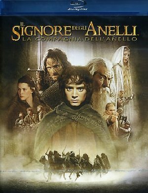 IL SIGNORE DEGLI ANELLI - LA COMPAGNIA DELL'ANELLO  BLU
