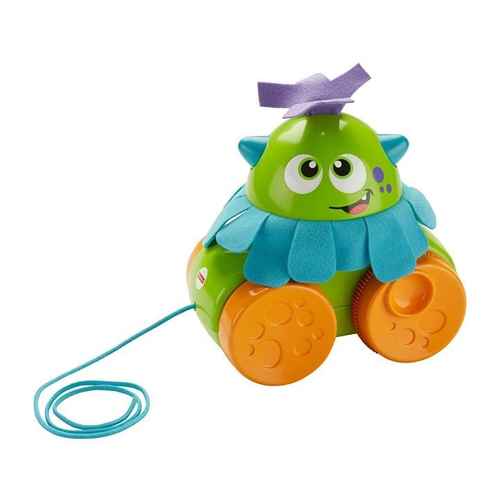 New Fisher Price Walk Whirl Monster Toy 12 months Pull Along