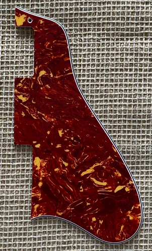 For 4-Ply Gibson ES-335 Long Style Guitar Pickguard Scratch Plate,Red Tortoise