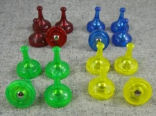 Sorry Roller Pawns Lot of 16 Red Yellow Blue Green 2008 Game Replacement Parts