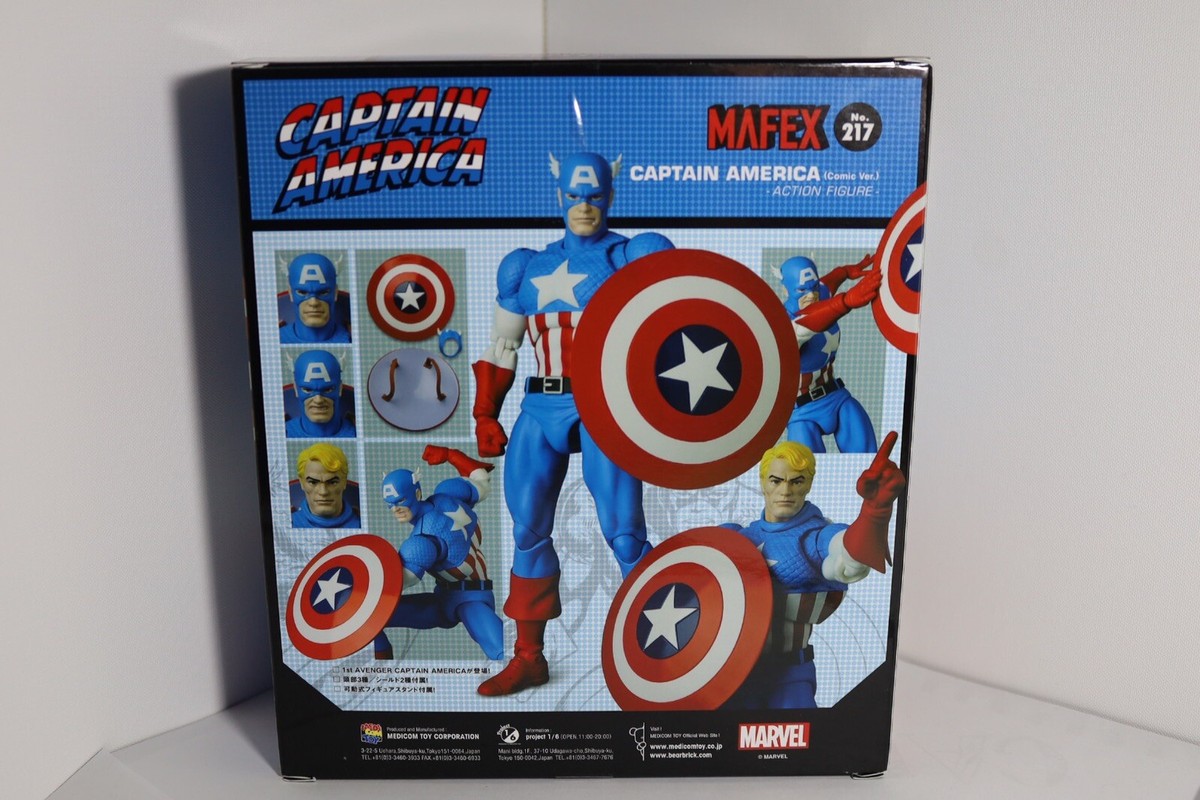 MAFEX CAPTAIN AMERICA COMIC Ver. Figure Medicom Toy No.217 MAFEX CAPTAIN AMERICA COMIC Ver. Figure Medicom Toy No.217