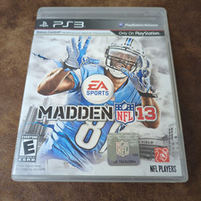 Madden NFL 13 (Sony PlayStation 3 2012) Complete Tested with Manual PS3