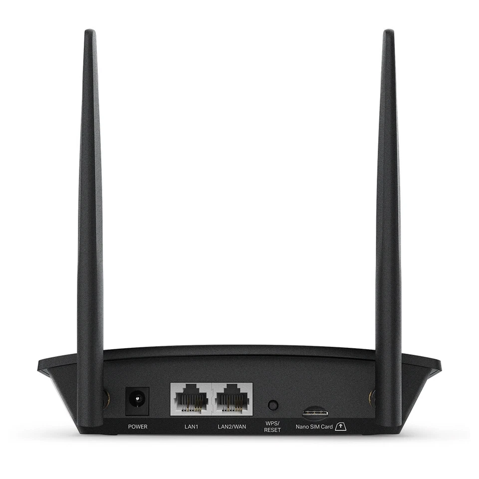 * TP-Link TL-MR100 300 Mbps 4G LTE Router WLAN 802.11n 2 Antennen Ethernet 2 Por - Bild 3 von 3
