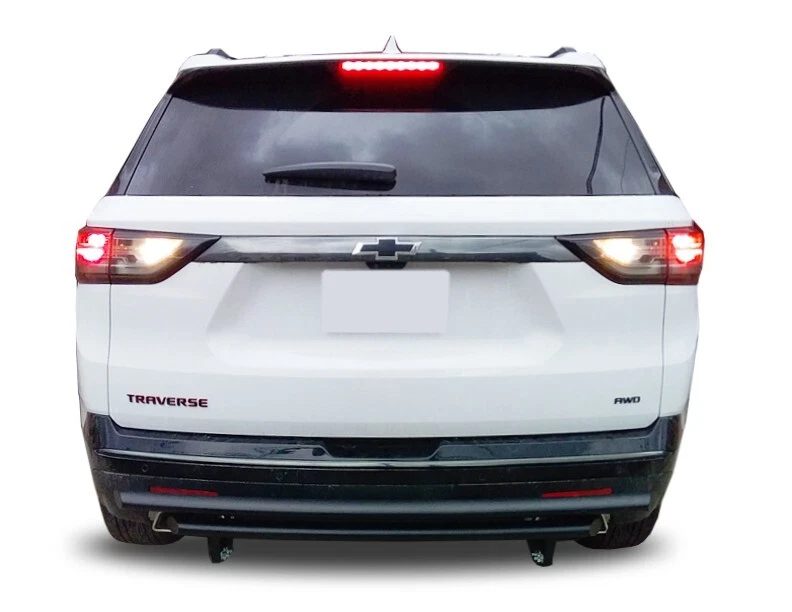 Protector de parachoques trasero doble capa negro se adapta a: Chevrolet Traverse 2018-2024 Foto 2 de 4