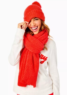 Lilly Pulitzer Red Hat s-l400.jpg main image 3