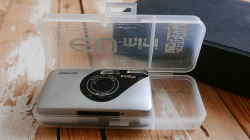 Konica EU Mini - Silver - 35mm Compact Film Camera - With box - Tested ✅️ - Photo 11/11