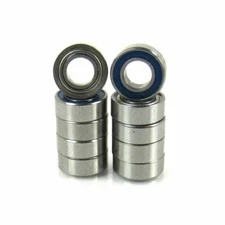 TRB RC 4x8x3mm Precision Ball Bearings ABEC 5 Hybrid Seals Blue (10)