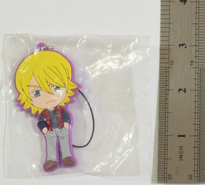 幸運を呼ぶメダルかな Ace of Diamond Okumura Koushuu Kyun chara Rubber Keychain Strap