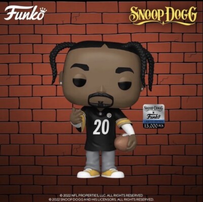 Funko Pop! Snoop Dogg #304 - Maillot Steelers - Neuf