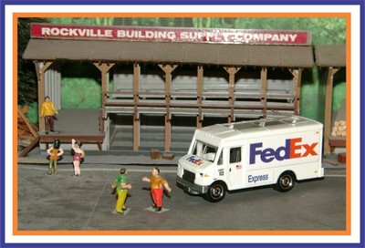 matchbox fedex truck