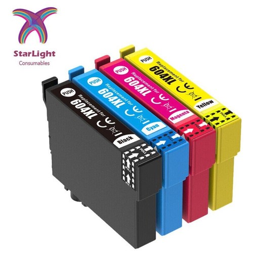Xp 3200 Ink 4 Pk 604XL Ink Cartridge Fits For Epson XP-2200 XP-3200 XP-4200 WF-2910 ...