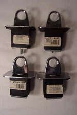 4 Lot Erickson Manufacturing Chrome Plated Pocket Anchor w/Rubber Base Block