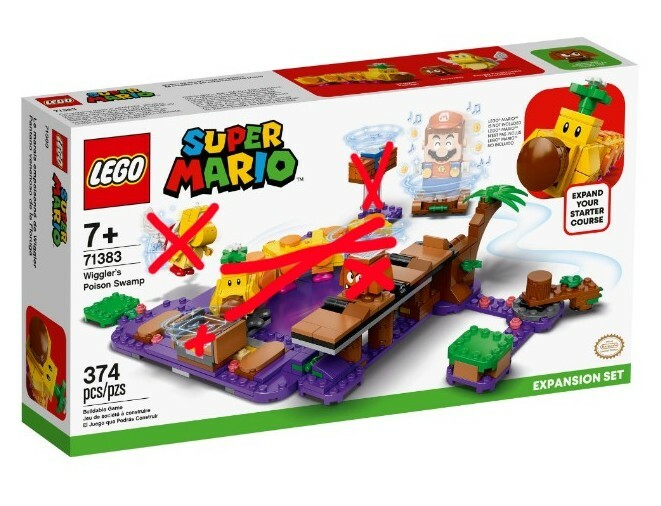 Genuine Lego 71383 Super Mario poison SET NO wiggler