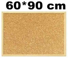 Cork Board Pin Message Notice Board Office Memo Wooden Frame Bulletin Pinboard