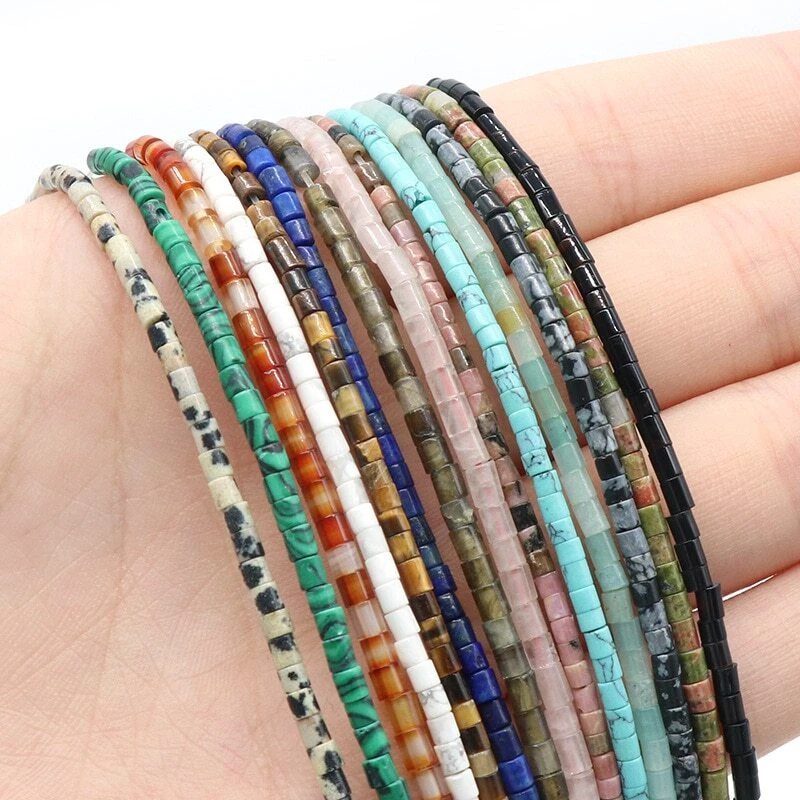 Gemstone tube beads online