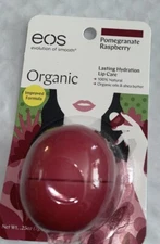 EOS Lip Balm Pomegranate Raspberry w/ Shea Butter Jojoba Gluten & Paraben Free
