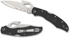 SPYDERCO Byrd Cara Cara 2 Emerson Opener Combo Blade W/ Wave Blk FRN BY03PSBK2W