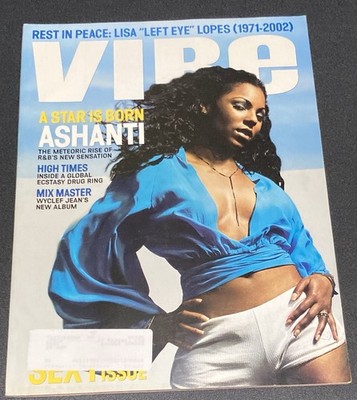 VIBE Magazine July 2002 ASHANTI RIP Lisa LEFT EYE Lopes Donell Jones Nelly