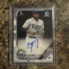 2019 Bowman Chrome Prospect Autographs 1st MOISES GOMEZ