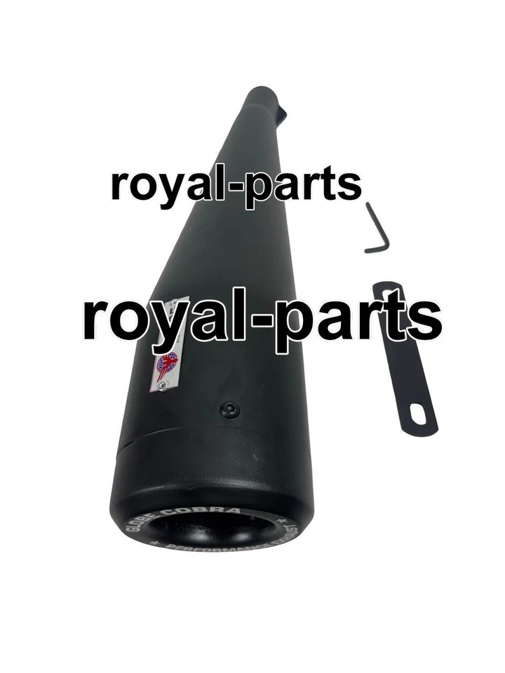 COBRA ЧЕРНЫЙ ВЫХЛОП ПОДХОДИТ ДЛЯ ROYAL ENFIELD HUNTER 350 - Изображение 3 из 4