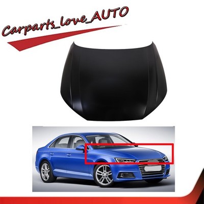 Sherman AUA417-28-0 Hood Primed For 2017-2021 Audi A4 NEW Steel Black