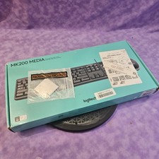 Logitech Media Combo MK200 Full-Size Keyboard...